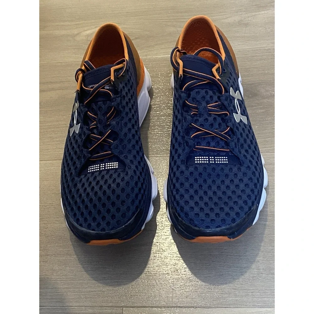 Under Armour Speedform Gemini 3 Sneakers Athletic Shoes Blue Orange Women Size 9